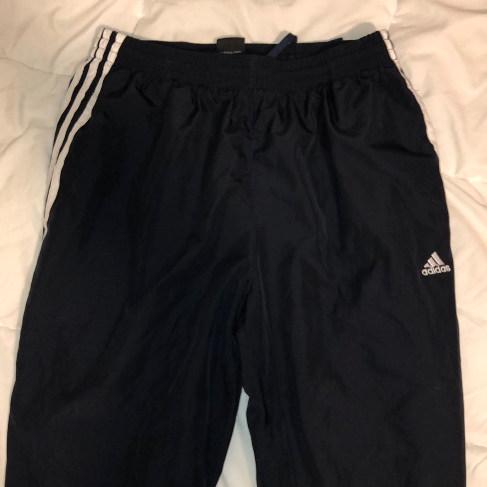 Blue Adidas Track Pants